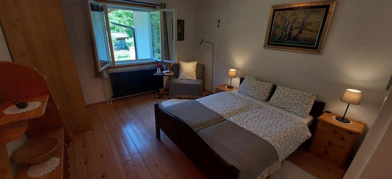 Apartma In Sobe Pr'Objan Bohinji-tó Kültér fotó